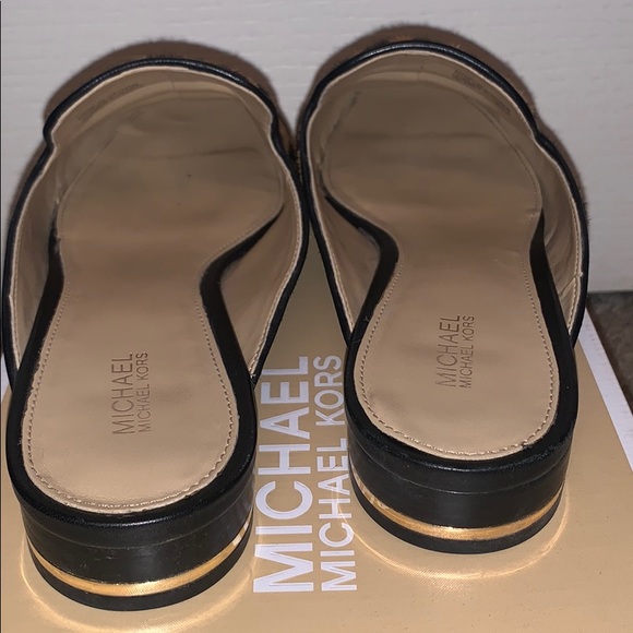 EUC‼️ Michael Kors Natasha leopard calf hair slide - Picture 4 of 5